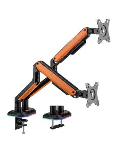Soporte Gaming para 2 Monitores y TV Aisens DT32TSR-251/ hasta 9kg