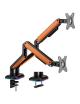 Soporte Gaming para 2 Monitores y TV Aisens DT32TSR-251/ hasta 9kg