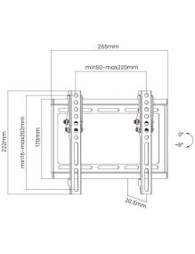 Soporte de Pared Inclinable Aisens WT42T-159 para TV de 23-42'/ hasta 35kg