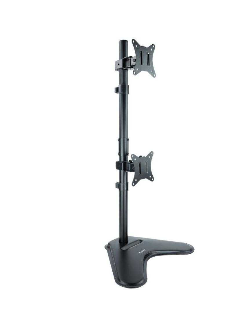 Soporte para 2 Monitores TooQ DB1703TNV-B/ hasta 9kg