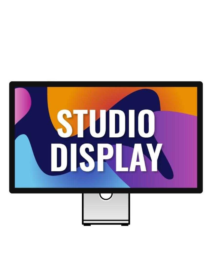 Apple Studio Display 27'/ 5K/ Cristal Estándar/ Soporte con Altura e Inclinación Ajustables