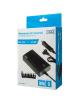 Cargador de Portátil 3GO Alim90C2/ 90W/ Manual/ 9 Conectores/ Voltaje 12-20V/ 1 USB/ con Adaptador para Coche