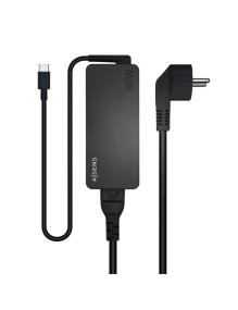 Cargador de Portátil Aisens ASCH-1PD65D-BK/ 1xUSB Tipo-C/ 65W