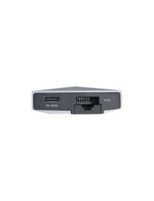 Docking USB Tipo-C Aisens ASUC-8P004-GR/ 1xHDMI/ 3xUSB/ 1xRJ45/ 1xLector Tarjetas / 1xUSB Tipo-C PD/ Gris