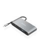 Docking USB Tipo-C Aisens ASUC-8P010-GR/ 1xHDMI/ 1xVGA/ 2xUSB/ 1xRJ45/ 2xUSB Tipo-C/ 1xUSB Tipo-C PD/ Gris