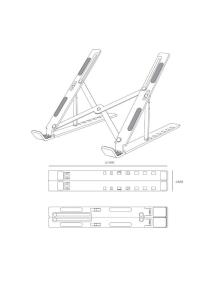 Soporte para Portátil/Tablet Aisens LPS2M-173 hasta 15'