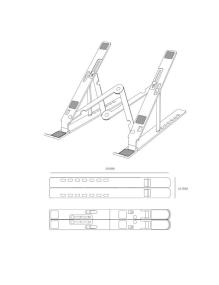 Soporte para Portátil/Tablet Aisens LPS3M-179 hasta 15'