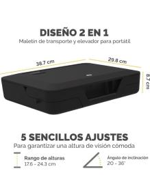 Maletín con Elevador Fellowes Breyta para Portátiles hasta 14'/ Negro