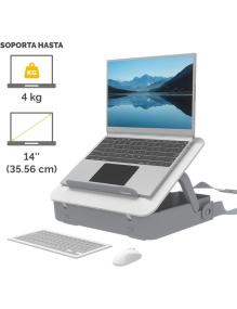 Maletín con Elevador Fellowes Breyta para Portátiles hasta 14'/ Blanco