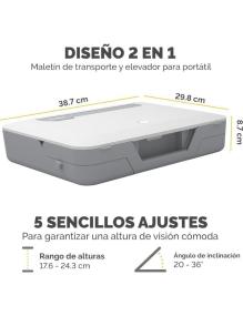 Maletín con Elevador Fellowes Breyta para Portátiles hasta 14'/ Blanco