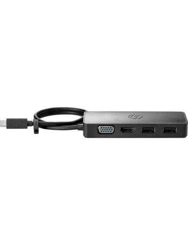 Docking USB Tipo-C HP G2 7PJ38AA/ 2xUSB/ 1xHDMI/ 1xVGA/ 1xUSB Tipo-C PD/ Negro