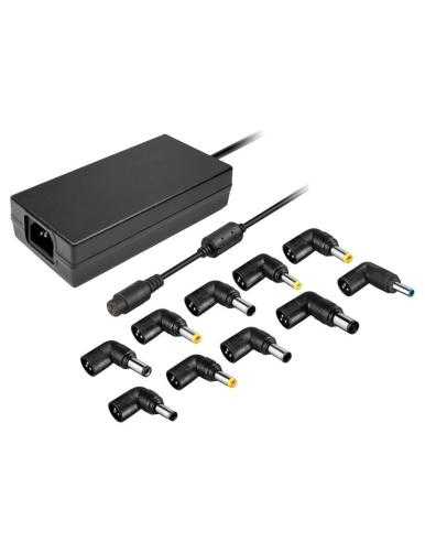 Cargador de Portátil Leotec Notebook/ 120W/ Automático/ 10 Conectores/ Voltaje 12-20V