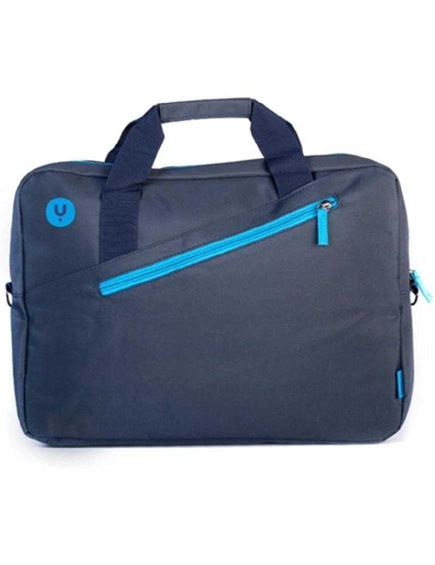 Maletín Monray Ginger para Portátiles hasta 15.6'/ Cinta para Trolley/ Azul