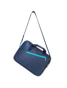 Maletín Monray Ginger para Portátiles hasta 15.6'/ Cinta para Trolley/ Azul