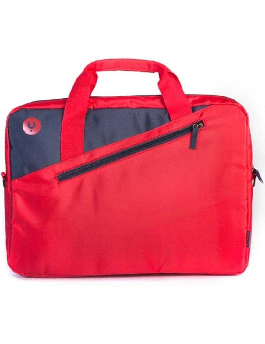 Maletín Monray Ginger para Portátiles hasta 15.6'/ Cinta para Trolley/ Rojo