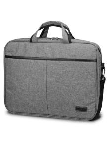 Maletín Subblim Elite Laptop Bag para Portátiles hasta 15.6'/ Cinta para Trolley/ Gris