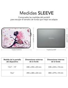 Funda Subblim Trendy Sleeve Neo Hada para Portátiles hasta 15.6'