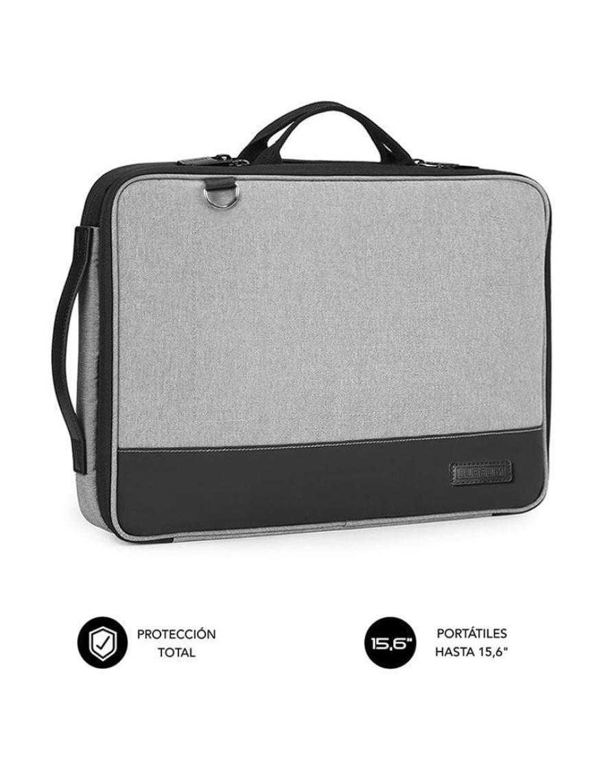 Maletín Subblim Advance Laptop Sleeve para Portátiles hasta 15.6'/ Gris