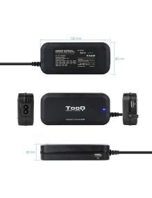 Cargador de Portátil TooQ TQLC-90BS02AT/ 90W/ Automático/ 12 Conectores/ Voltaje 12-20V/ 1 USB