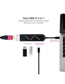 Docking USB Tipo-C Nanocable 10.16.0401/ 2xUSB/ 1xUSB Tipo-C PD/ 1xHDMI