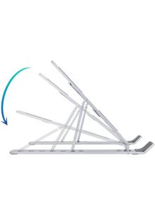 Soporte TooQ TQLRS0035-AL para Portátil/ Tablet hasta 15'/ Plata