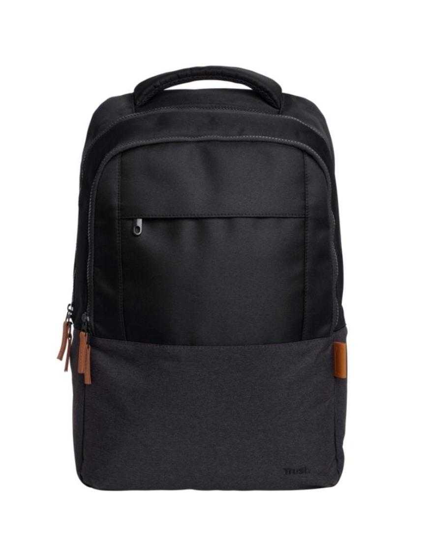 Mochila Trust Lisboa para Portátiles hasta 16'/ Negra