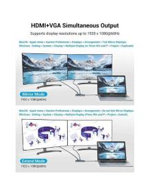 Docking USB Tipo-C Vention TFGHB/ 1xVGA/ 1xHDMI/ 4xUSB/ 1xUSB Tipo-C PD/ 1xRJ45/ 1xLector Tarjetas SD/ Gris