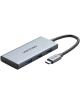 Docking USB Tipo-C Vention TOOHB/ 1xHDMI/ 3xUSB/ 1xLector Tarjetas SD y MicroSD/ Gris