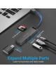 Docking USB 3.0 Vention CHVBB/ 3xUSB/ 1xMicroUSB PD/ 1xLector Tarjetas/ Negro