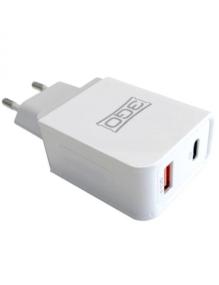 Cargador de Pared 3GO ALMUSBCQC3/ 1xUSB/ 1xUSB Tipo-C/ 18W