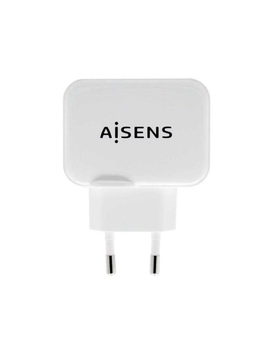 Cargador de Pared Aisens A110-0439/ 2xUSB/ 17W