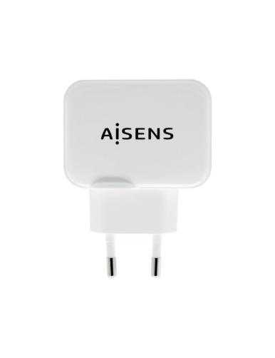 Cargador de Pared Aisens A110-0439/ 2xUSB/ 17W