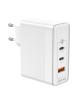 Cargador Gan de Pared Aisens ASCH-100W3P008-W/ 2xUSB Tipo-C/ 1x USB/ 100W