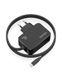 Cargador Gan de Pared Aisens ASCH-1PD45WL032-BK/ 1xUSB Tipo-C + Cable 1.8m/ 45W