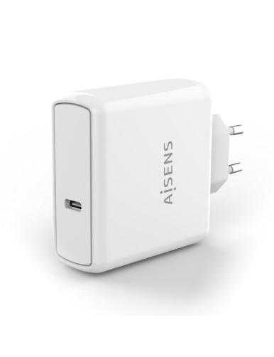 Cargador de Pared Aisens ASCH-1PD60-W/ 1xUSB Tipo-C/ 60W