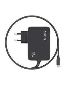 Cargador Gan de Pared Aisens ASCH-1PD90WL034-BK/ 1xUSB Tipo-C + Cable 1.8m/ 90W