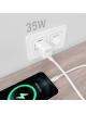 Cargador Gan de Pared Aisens ASCH-35W1P016-W/ 1xUSB Tipo-C/ 35W