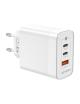 Cargador Gan de Pared Aisens ASCH-65W3P007-W/ 2xUSB Tipo-C/ 1x USB/ 65W