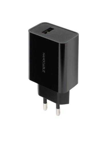 Cargador de Pared Nanocable 10.10.2004/ 1xUSB/ 2.1A/ Negro