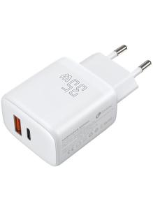 Cargador de Pared Leotec LECSPH35W2W/ 1xUSB Tipo-C/ 1xUSB/ 35W