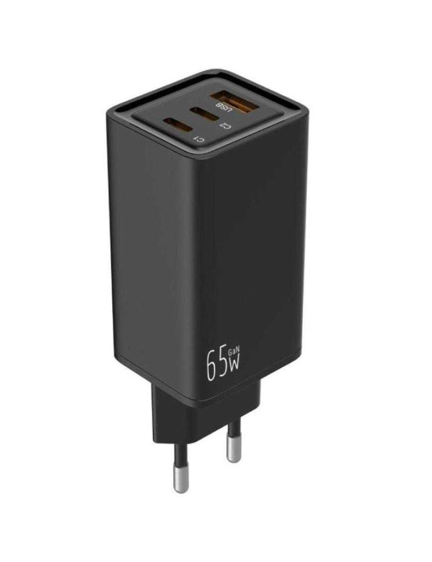 Cargador Universal Leotec LECSPH65W3K/ 2xUSB Tipo-C/ 1xUSB/ 65W