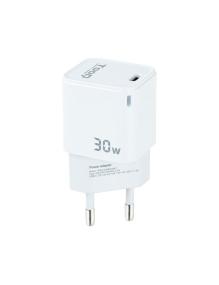 Cargador Gan de Pared TooQ TQWC-GANPD30WT/ 1xUSB Tipo-C/ 30W