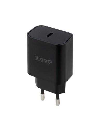 Cargador de Pared TooQ TQWC-PDUSBC20B/ 1xUSB Tipo-C/ 20W