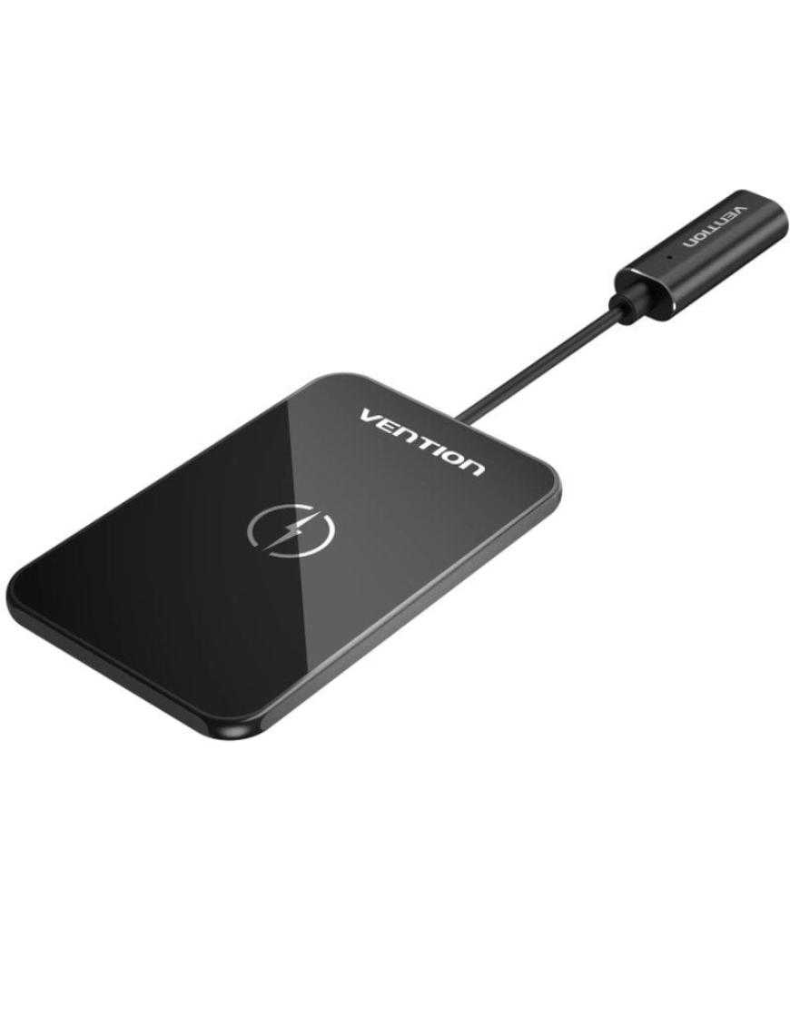 Cargador Inalámbrico Vention FGBBAG/ 1xUSB Tipo-C/ 15W