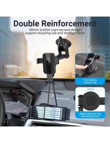 Soporte de Smartphone para Coche Vention KCOB0/ Negro