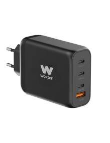 Cargador Gan de Pared Woxter PE26-177/ 3xUSB Tipo-C/ 1xUSB/ + Cable USB Tipo-C/ 100W