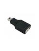 Adaptador 3GO AUSB-MINIUSB/ MiniUSB Macho - USB Hembra