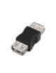 Adaptador USB 2.0 Aisens A103-0037/ USB Hembra - USB Hembra