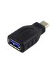 Adaptador USB 3.1 Tipo-C Aisens A108-0323/ USB Tipo-C Macho - USB Hembra