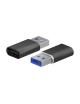 Adaptador USB 3.2 GEN2 Aisens A108-0678/ USB Tipo-C Hembra - USB Macho